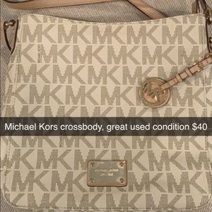 Michael Kors crossbody, used condition